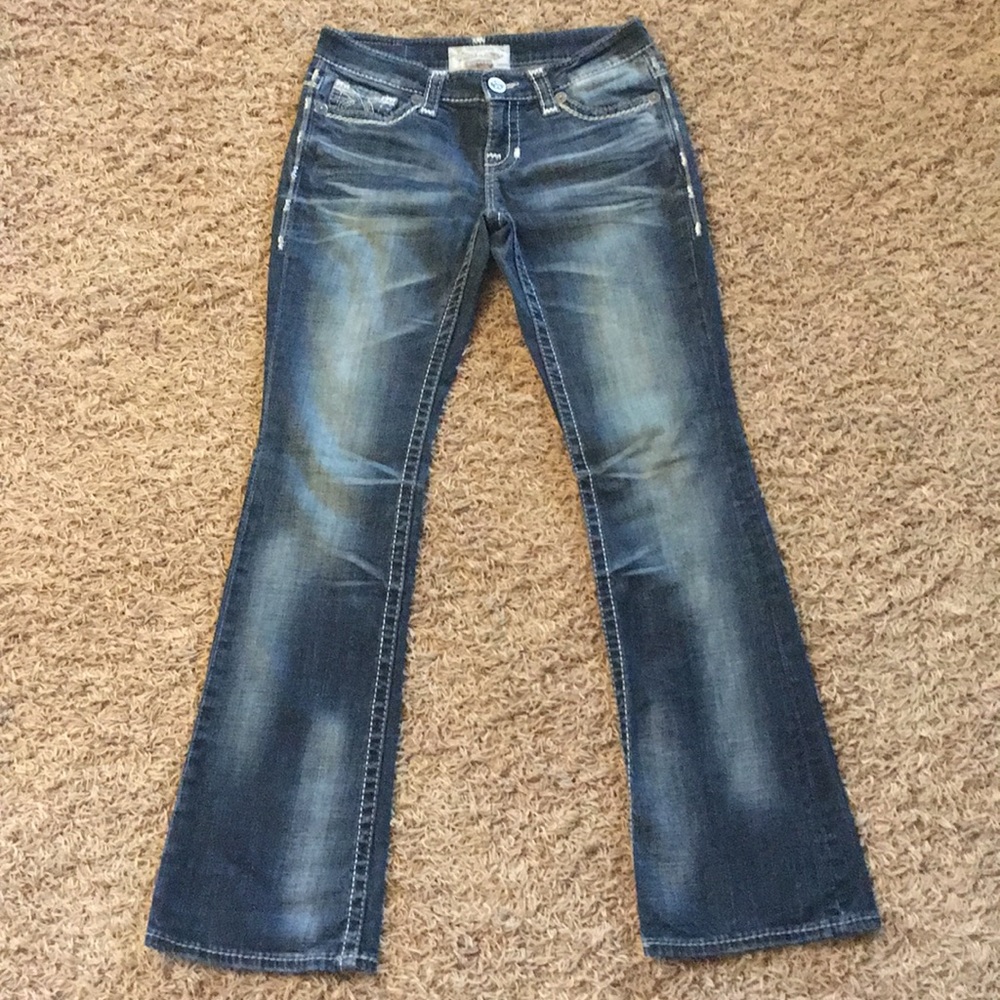 Big Star Liv Boot Cut Jeans; 27 R size